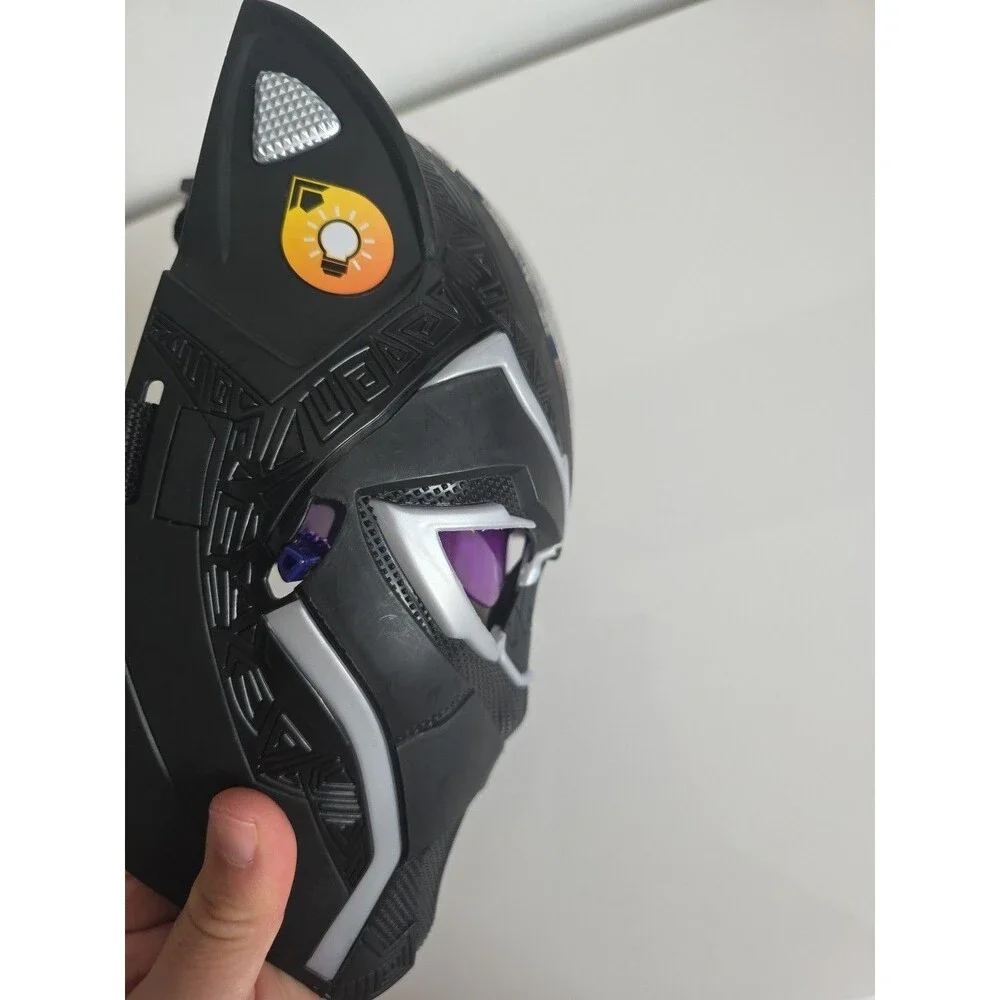 Black Panther Vibranium Power FX Light Up Mask Marvel Avengers‎ Cosplay Used
